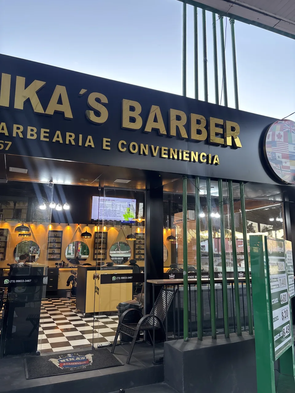 Barbearia Nikas barbershop aberta, Itacaré